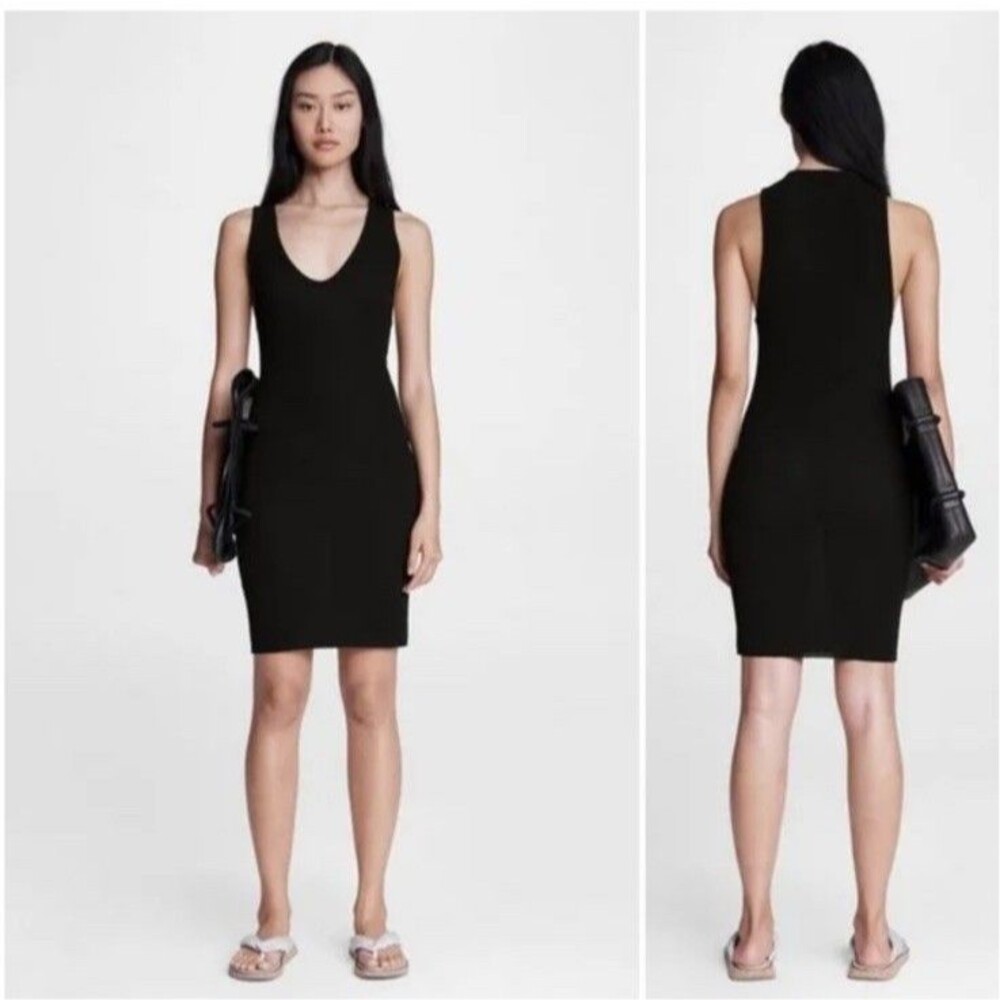 Rag And Bone Zoe Deep Vee Mini Dress XS
